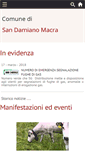 Mobile Screenshot of comune.sandamianomacra.cn.it
